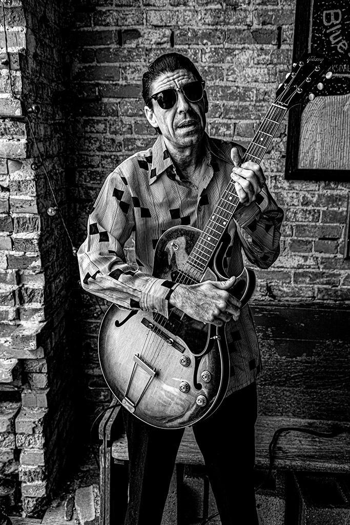 Little Joe McLerran_with Guitar_BW_Clarksdale_MS_2025.jpeg